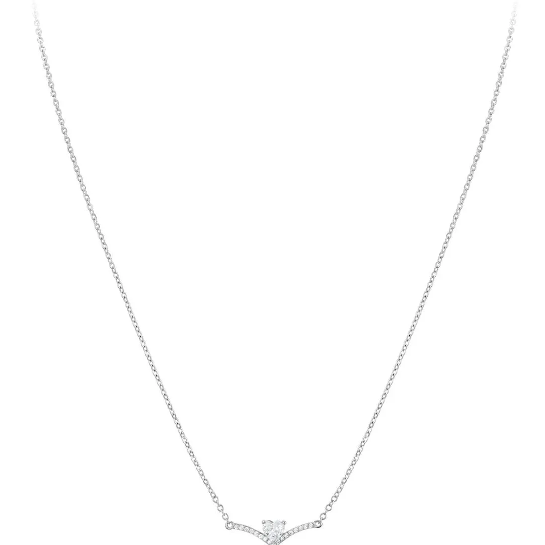 So Charm Bijoux Collier Femme So Charm - B4193-ARGENT - Collier Coeur Argenté | Femme Collier Et Pendentif