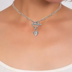 So Charm Bijoux Collier Femme So Charm - B3230-ARGENT - Collier Coeur Argenté | Femme Collier Et Pendentif