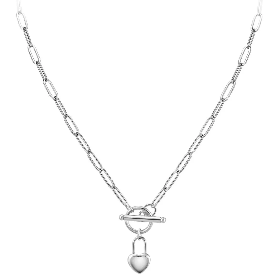 So Charm Bijoux Collier Femme So Charm - B3229-ARGENT - Collier Coeur Argenté | Femme Collier Et Pendentif