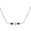 So Charm Bijoux Collier Femme So Charm - B2935-ARGENT-COLLIER - Collier Coeur Argenté | Femme Collier Et Pendentif