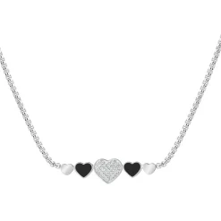 So Charm Bijoux Collier Femme So Charm - B2935-ARGENT-COLLIER - Collier Coeur Argenté | Femme Collier Et Pendentif