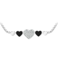 So Charm Bijoux Collier Femme So Charm - B2935-ARGENT-COLLIER - Collier Coeur Argenté | Femme Collier Et Pendentif