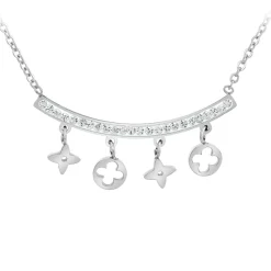So Charm Bijoux Collier Femme So Charm - B3206-ARGENT - Collier Mode Argenté | Femme Collier Et Pendentif