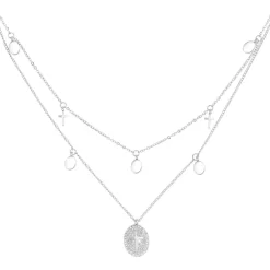 So Charm Bijoux Collier Femme So Charm - B2222-ARGENT - Collier Mode Argenté | Femme Collier Et Pendentif