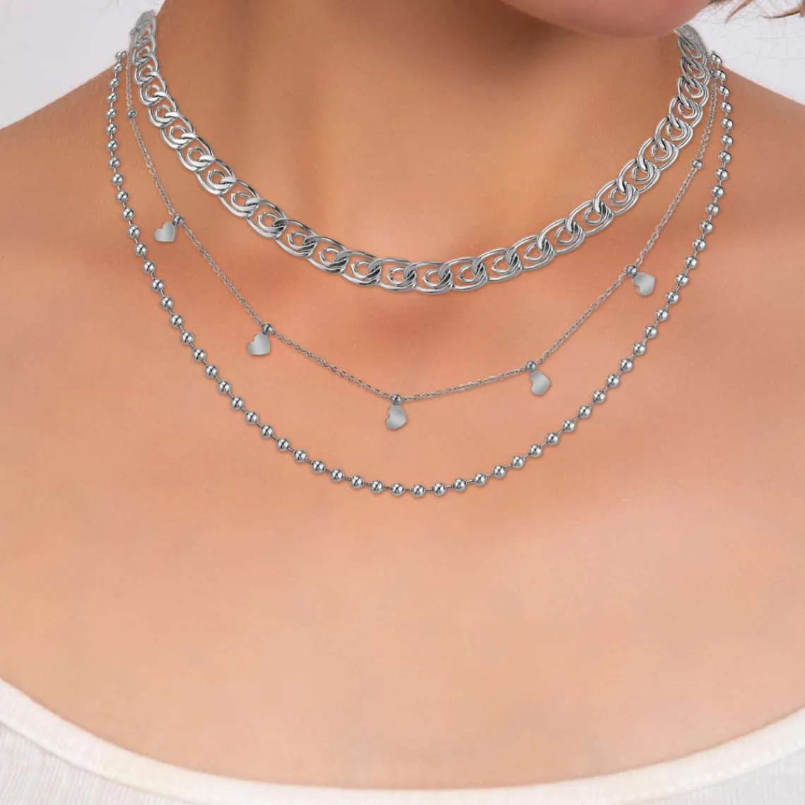 So Charm Bijoux Collier Femme So Charm - B3172-ARGENT - Collier Mode Argenté | Femme Collier Et Pendentif