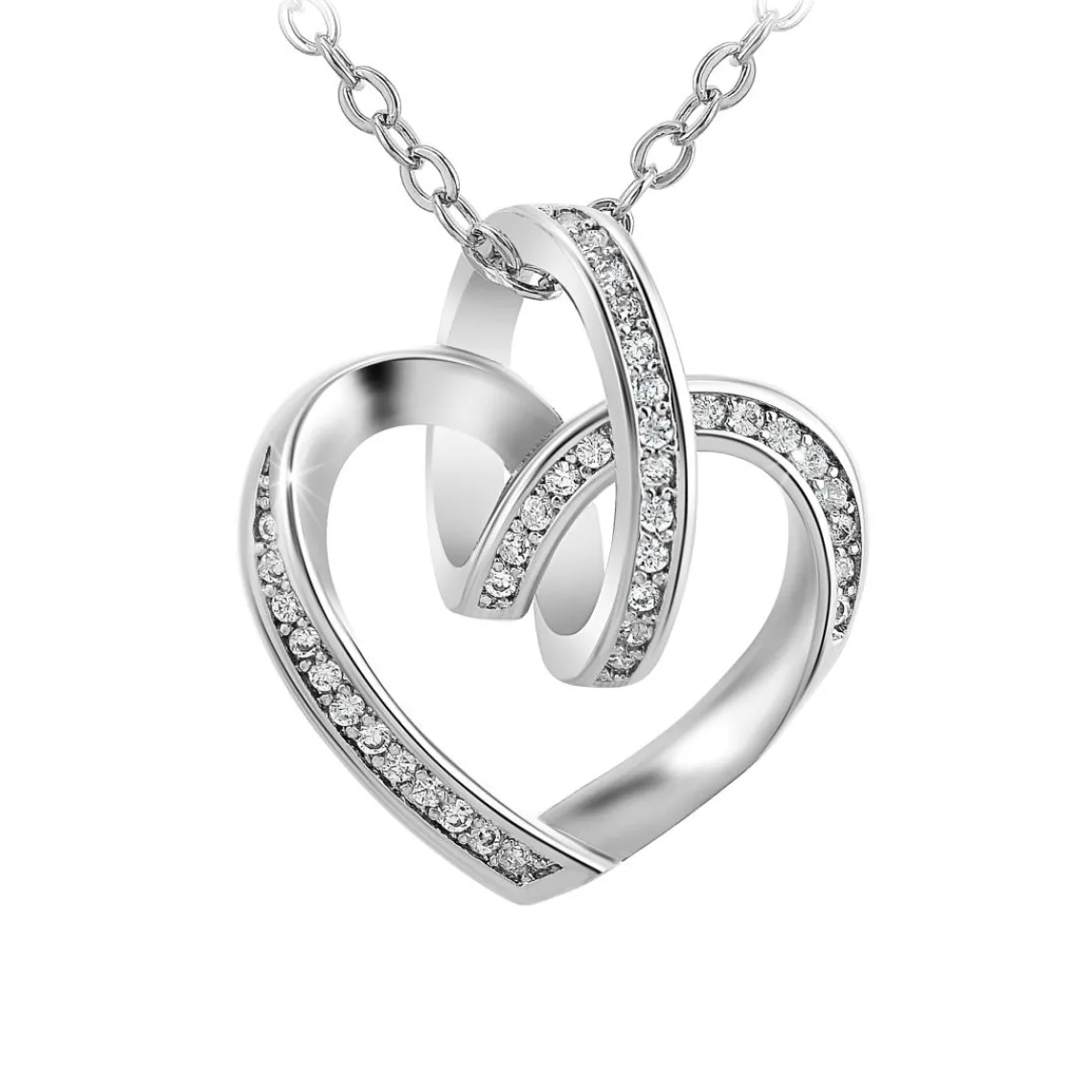 So Charm Bijoux Collier Femme So Charm - B2809-ARGENT - Collier Coeur Argenté | Femme Collier Et Pendentif