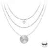 So Charm Bijoux Collier Femme So Charm - B2115-ARGENT+B2382-ARGENT-10001-CRYS+B2385-ARGENT - Colliers Mode Argentés | Femme Collier Et Pendentif