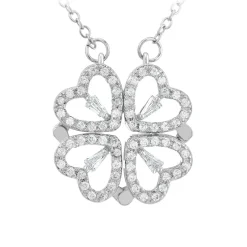 So Charm Bijoux Collier Femme So Charm - B3133-ARGENT - Collier Trèfle Argenté | Femme Collier Et Pendentif