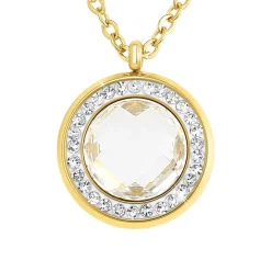 So Charm Bijoux Collier Femme So Charm - B2126-BLANC - Collier Mode Doré | Femme Collier Et Pendentif