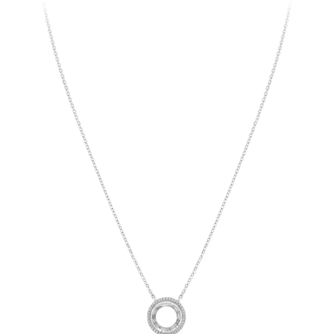 So Charm Bijoux Collier Femme So Charm - B4234-BLANC - Collier Mode Argenté | Femme Collier Et Pendentif