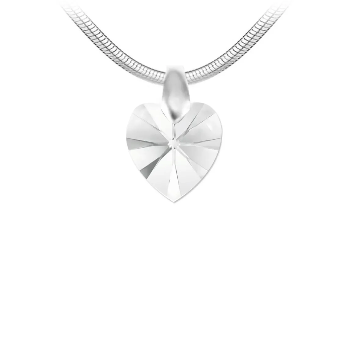 So Charm Bijoux Collier Femme So Charm - B4248-CRYS+SN016 - Collier Coeur Argenté | Femme Collier Et Pendentif