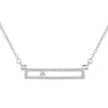 So Charm Bijoux Collier Femme So Charm - BD3305-ARGENT-DIAMANT - Collier Mode Argenté | Femme Collier Et Pendentif