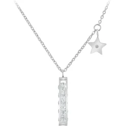 So Charm Bijoux Collier Femme So Charm - BD2687-ARGENT-DIAMANT - Collier Mode Argenté | Femme Collier Et Pendentif