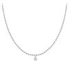 So Charm Bijoux Collier Femme So Charm - BD2385-ARGENT-DIAMANT - Collier Mode Argenté | Femme Collier Et Pendentif