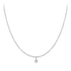 So Charm Bijoux Collier Femme So Charm - BD2382-ARGENT-DIAMANT - Collier Mode Argenté | Femme Collier Et Pendentif