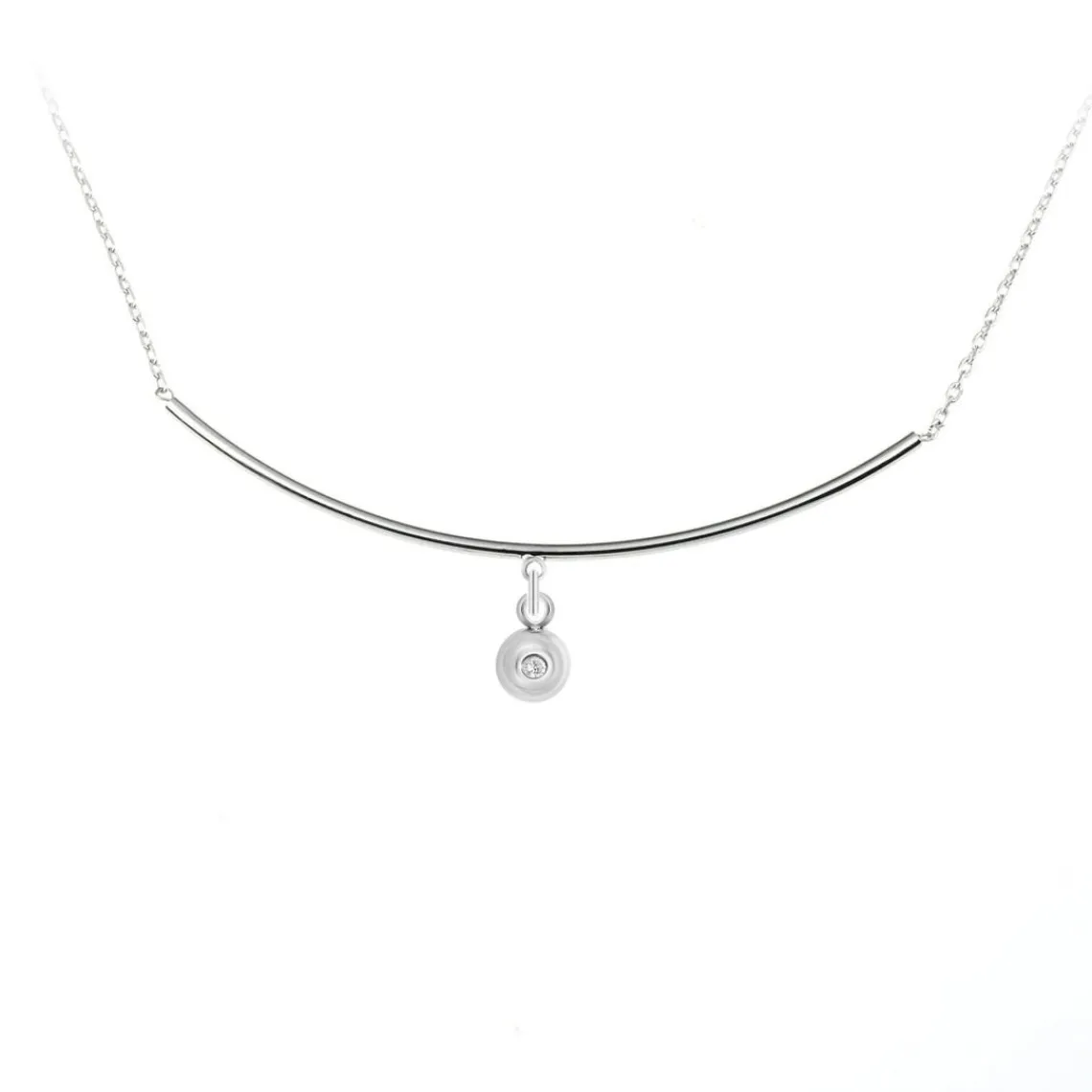 So Charm Bijoux Collier Femme So Charm - BD4183-ARGENT-DIAMANT - Collier Mode Argenté | Femme Collier Et Pendentif|Boucles D'Oreilles