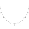 So Charm Bijoux Collier Femme So Charm - BD3117-ARGENT-DIAMANT - Collier Mode Argenté | Femme Collier Et Pendentif