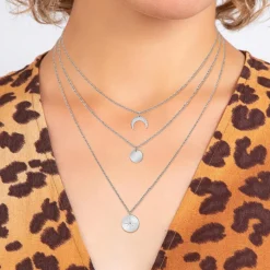 So Charm Bijoux Collier Femme So Charm - BD2920-ARGENT-DIAMANT - Collier Mode Argenté | Femme Collier Et Pendentif