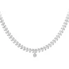 So Charm Bijoux Collier Femme So Charm - BD2881-ARGENT-DIAMANT - Collier Mode Argenté | Femme Collier Et Pendentif
