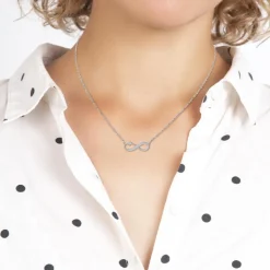 So Charm Bijoux Collier Femme So Charm - BD4099-ARGENT - Collier Infini Argenté | Femme Collier Et Pendentif