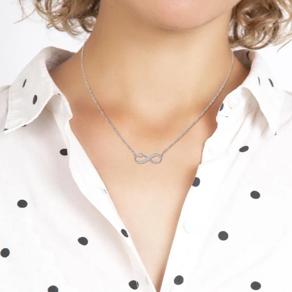 So Charm Bijoux Collier Femme So Charm - BD4099-ARGENT - Collier Infini Argenté | Femme Collier Et Pendentif