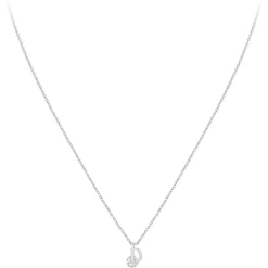 So Charm Bijoux Collier Femme So Charm - B1498-D - Collier Initiale Argenté | Femme Collier Et Pendentif