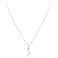 So Charm Bijoux Collier Femme So Charm - BD1549-COLLIER-ARGENT-DIAMANT-BLANC - Collier Mode Argenté | Femme Collier Et Pendentif