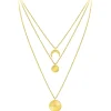 So Charm Bijoux Collier Femme So Charm - BD2920-DORE-DIAMANT - Collier Mode Doré | Femme Collier Et Pendentif