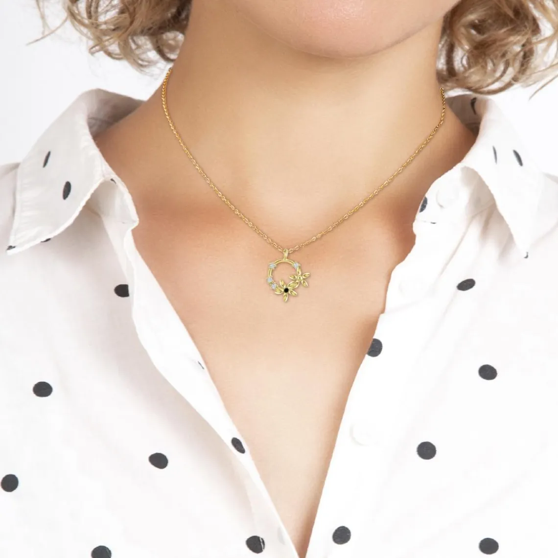 So Charm Bijoux Collier Femme So Charm - BD3244-DORE-DIAMANT - Collier Mode Doré | Femme Collier Et Pendentif