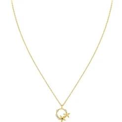 So Charm Bijoux Collier Femme So Charm - BD3244-DORE-DIAMANT - Collier Mode Doré | Femme Collier Et Pendentif