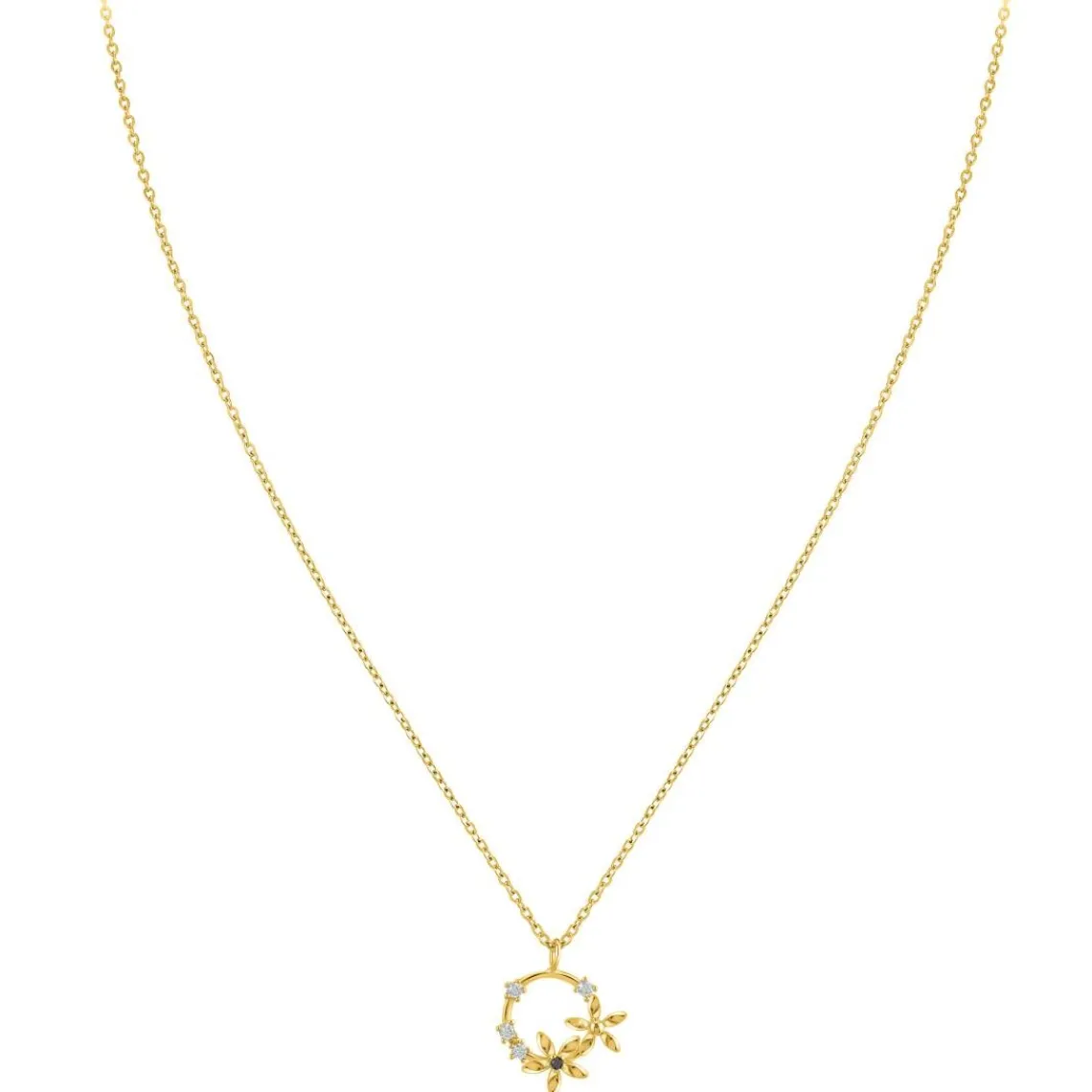 So Charm Bijoux Collier Femme So Charm - BD3244-DORE-DIAMANT - Collier Mode Doré | Femme Collier Et Pendentif