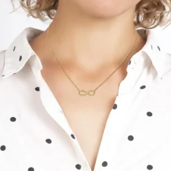 So Charm Bijoux Collier Femme So Charm - BD4099-DORE - Collier Infini Doré | Femme Collier Et Pendentif