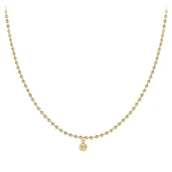 So Charm Bijoux Collier Femme So Charm - BD2385-DORE-DIAMANT - Collier Mode Doré | Femme Collier Et Pendentif