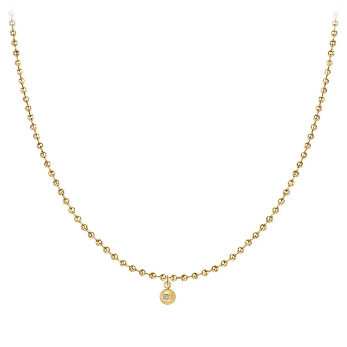 So Charm Bijoux Collier Femme So Charm - BD2385-DORE-DIAMANT - Collier Mode Doré | Femme Collier Et Pendentif