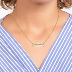 So Charm Bijoux Collier Femme So Charm - B2591-DORE - Collier Mode Doré | Femme Collier Et Pendentif