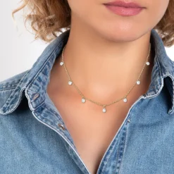 So Charm Bijoux Collier Femme So Charm - B4172-DORE - Collier Mode Doré | Femme Collier Et Pendentif