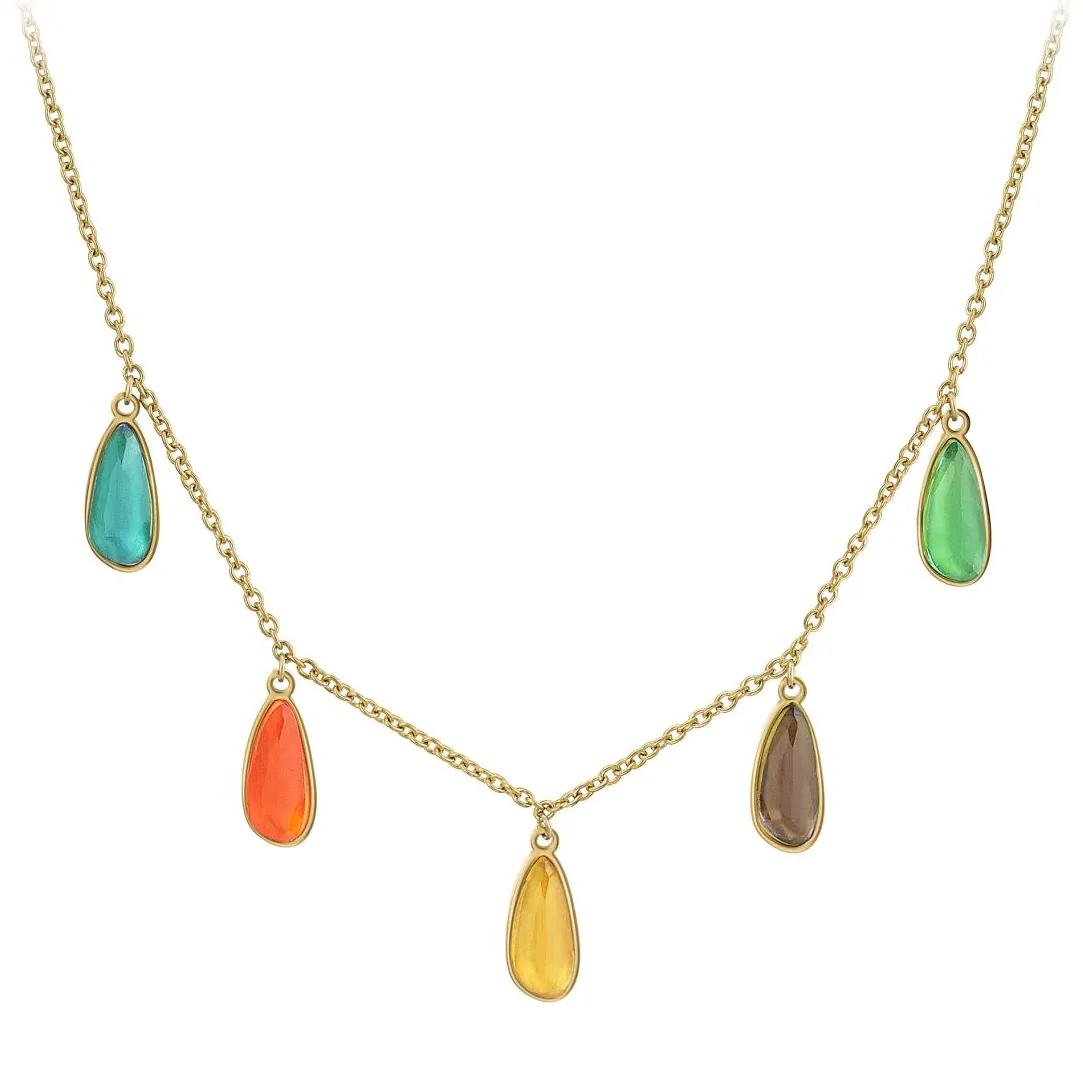 So Charm Bijoux Collier Femme So Charm - B4129-DORE - Collier Mode Doré | Femme Collier Et Pendentif