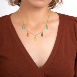 So Charm Bijoux Collier Femme So Charm - B4129-DORE - Collier Mode Doré | Femme Collier Et Pendentif