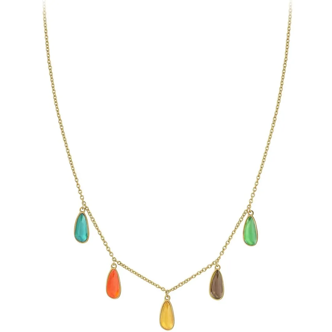 So Charm Bijoux Collier Femme So Charm - B4129-DORE - Collier Mode Doré | Femme Collier Et Pendentif