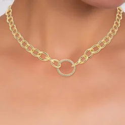 So Charm Bijoux Collier Femme So Charm - B2963-DORE - Collier Mode Doré | Femme Collier Et Pendentif