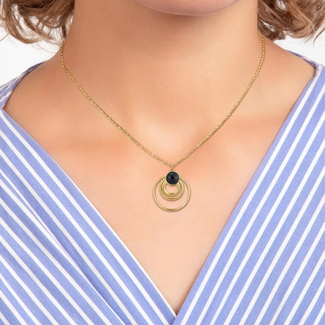 So Charm Bijoux Collier Femme So Charm - B3406-DORE - Collier Mode Doré | Femme Collier Et Pendentif