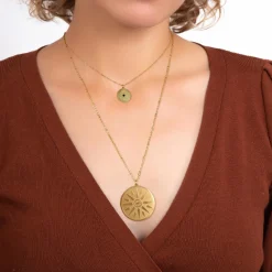 So Charm Bijoux Collier Femme So Charm - B3209-DORE - Collier Mode Doré | Femme Collier Et Pendentif