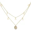 So Charm Bijoux Collier Femme So Charm - B2222-DORE - Collier Mode Doré | Femme Collier Et Pendentif