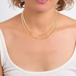 So Charm Bijoux Collier Femme So Charm - B3330-DORE - Collier Mode Doré | Femme Collier Et Pendentif