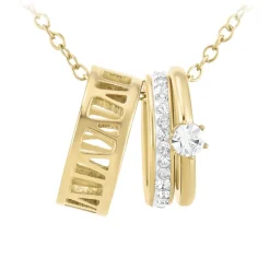 So Charm Bijoux Collier Femme So Charm - B3020-DORE - Collier Mode Doré | Femme Collier Et Pendentif