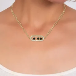 So Charm Bijoux Collier Femme So Charm - B3212-DORE - Collier Mode Doré | Femme Collier Et Pendentif