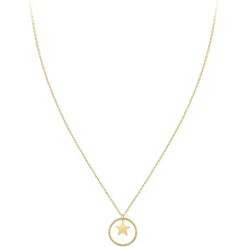 So Charm Bijoux Collier Femme So Charm - B3009-DORE - Collier Étoile Doré | Femme Collier Et Pendentif