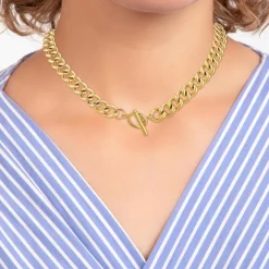 So Charm Bijoux Collier Femme So Charm - B3180-DORE - Collier Mode Doré | Femme Collier Et Pendentif