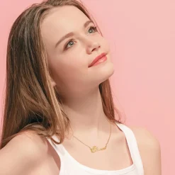 So Charm Bijoux Collier Femme So Charm - B4160-DORE - Collier Mode Doré | Femme Collier Et Pendentif