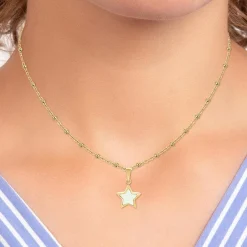 So Charm Bijoux Collier Femme So Charm - B3000-DORE - Collier Étoile Doré | Femme Collier Et Pendentif
